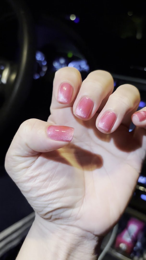 Spa-style nail care setup indoors